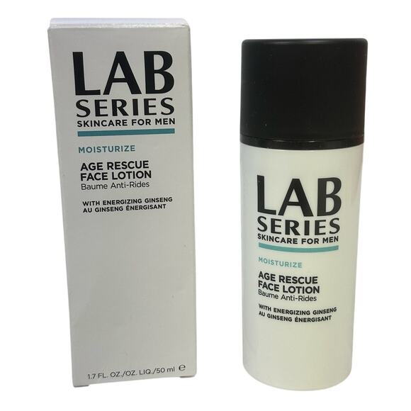 Lab Series Age Rescue Face Lotion for Men w/Energizing Ginseng 1.7 fl oz/50 ml - Picture 1 of 3